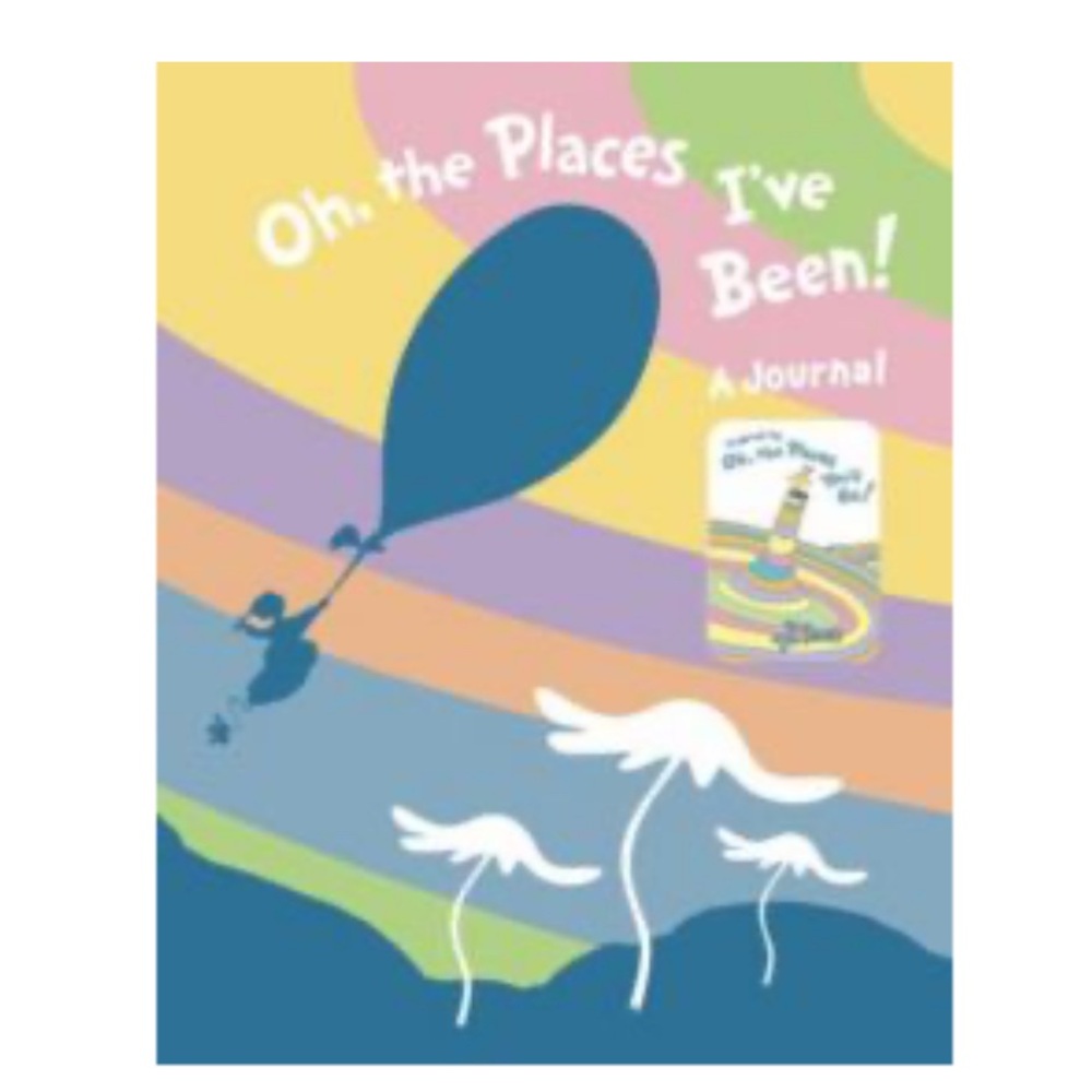 Dr. Seuss Oh, the Places I've Been Journal, Eraser, Notebook, Pencil Gift Pack